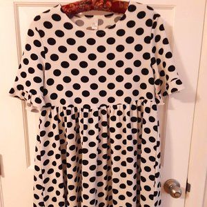 Polka Dot Babydoll Dress